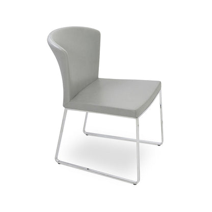 sohoConcept Capri Sled Dining Chair Leather