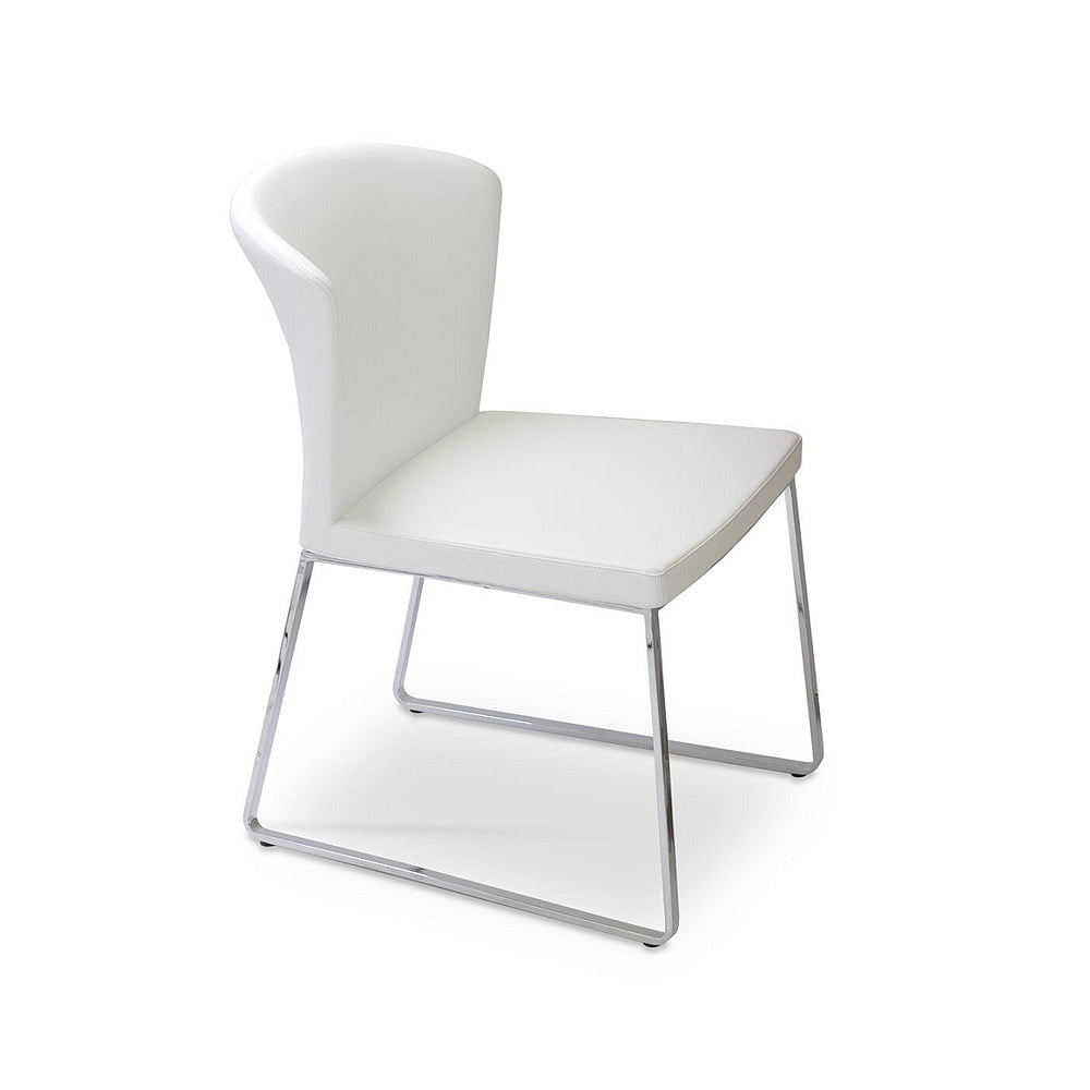 sohoConcept Capri Sled Dining Chair Leather