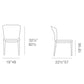 sohoConcept Capri Wood Dining Chair Fabric HB