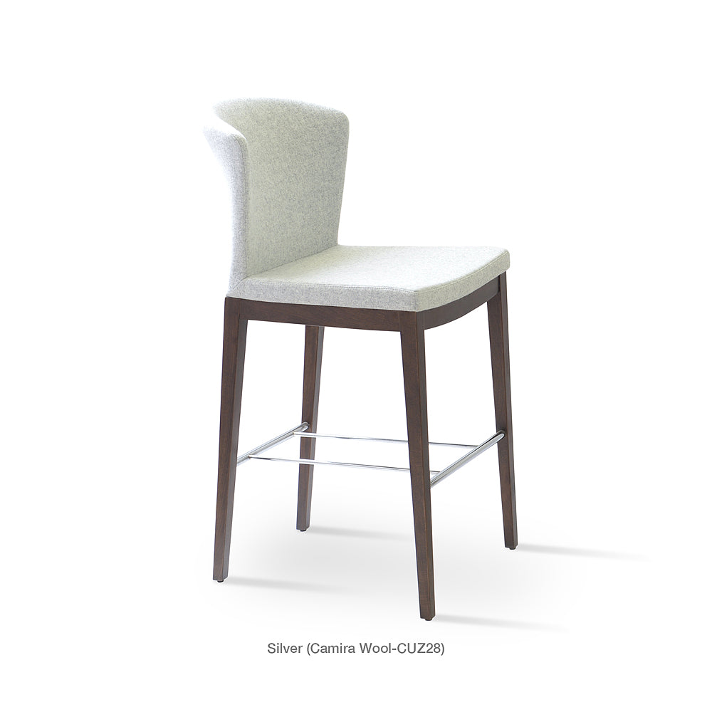 sohoConcept Capri Wood Counter Stool