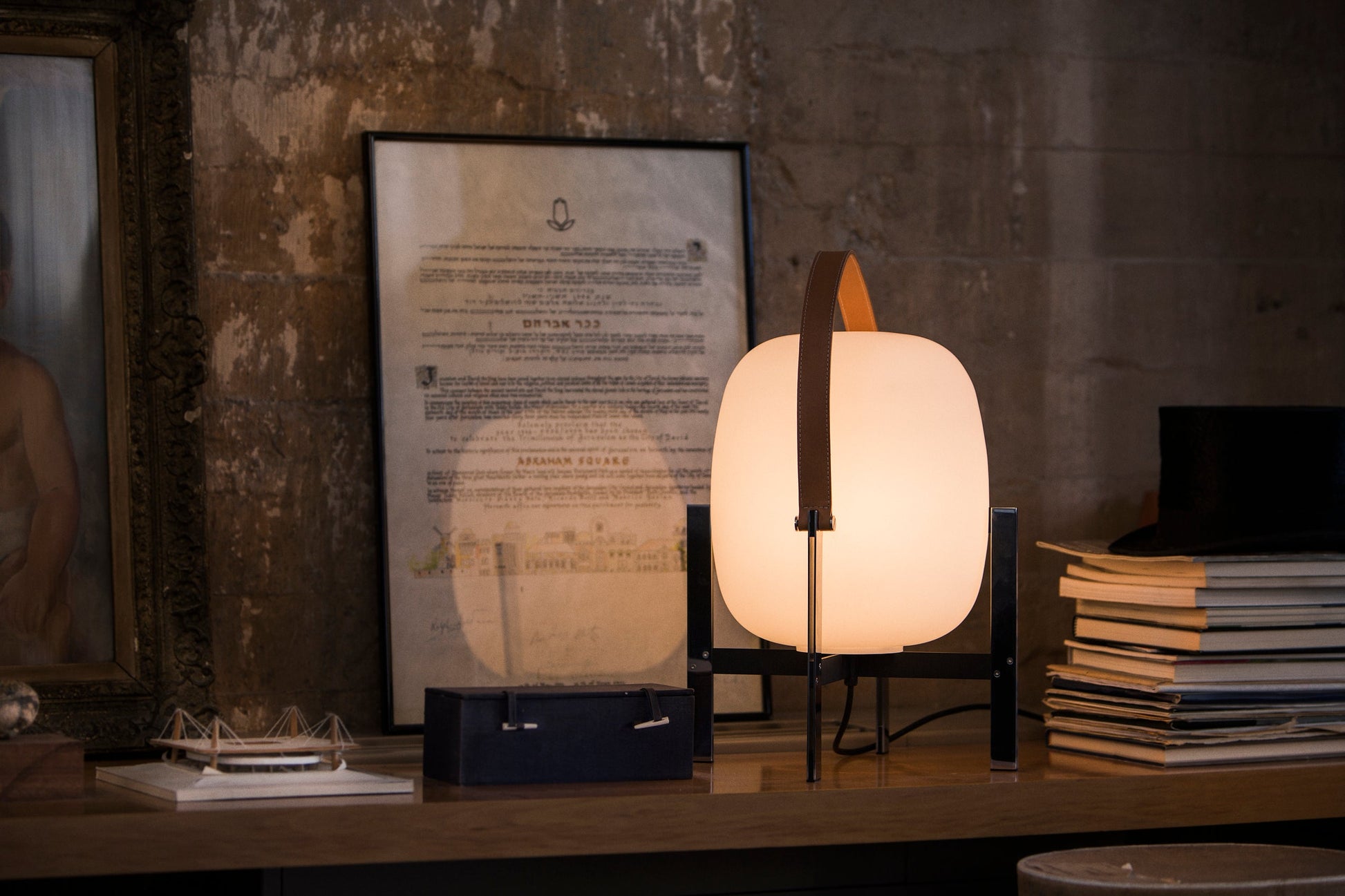 Santa & Cole Cesta Metalica Table Lamp