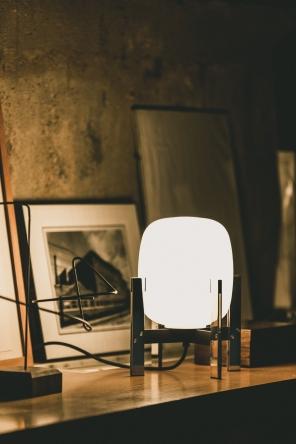 Santa & Cole Cestita Metalica Table Lamp