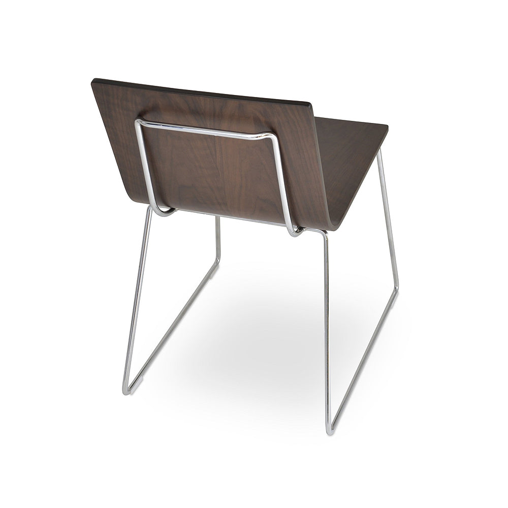 sohoConcept Corona Wire Plywood Dining Chair