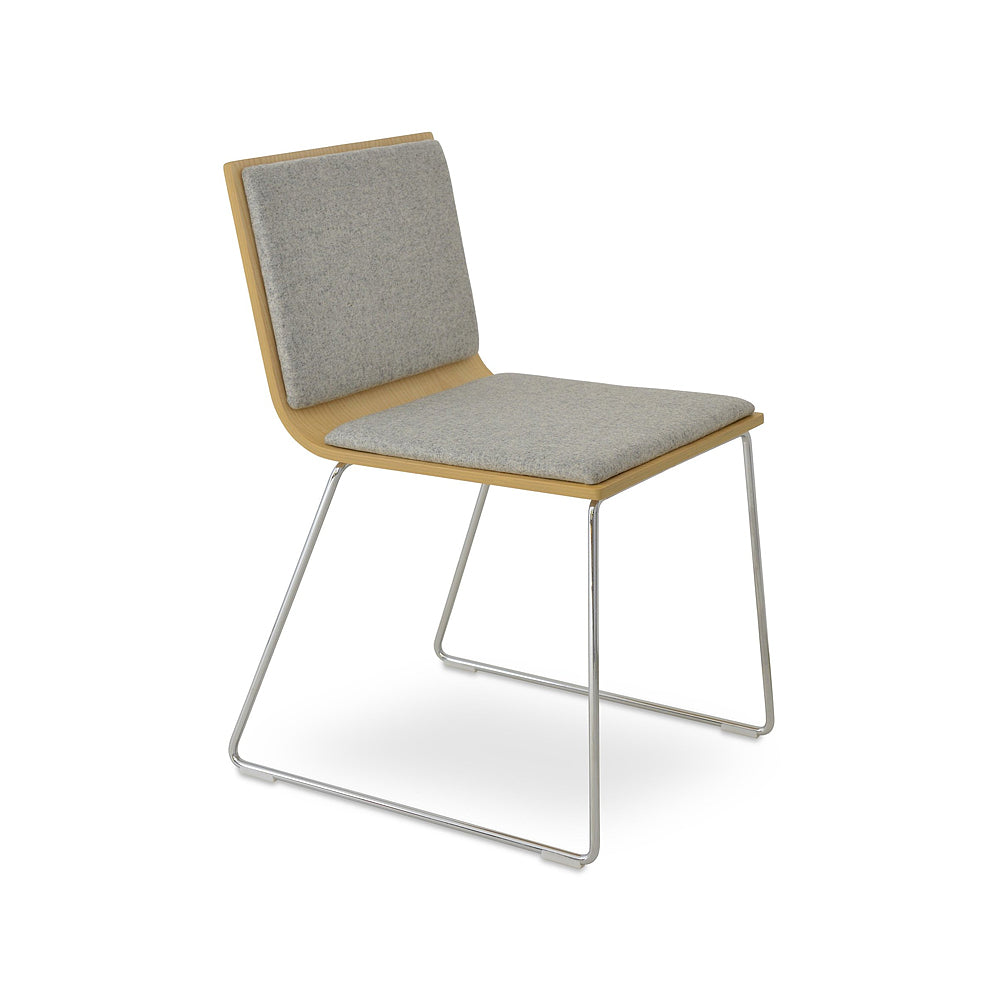 sohoConcept Corona Wire Plywood Dining Chair