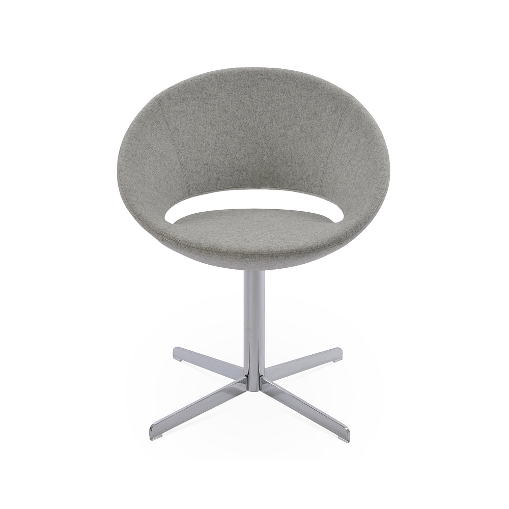 sohoConcept Crescent 4 Star Swivel Chair Fabric