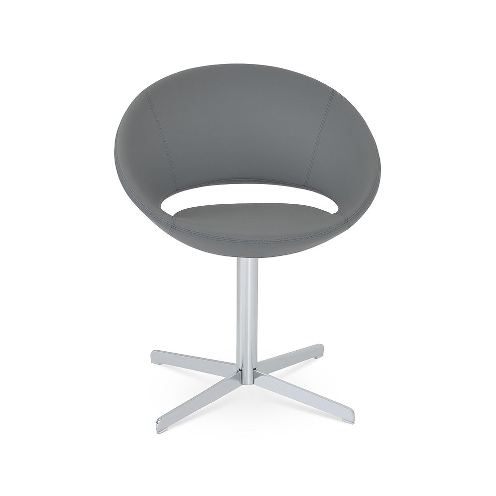 sohoConcept Crescent 4 Star Swivel Chair Leather