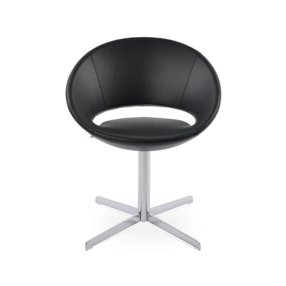 sohoConcept Crescent 4 Star Swivel Chair Leather