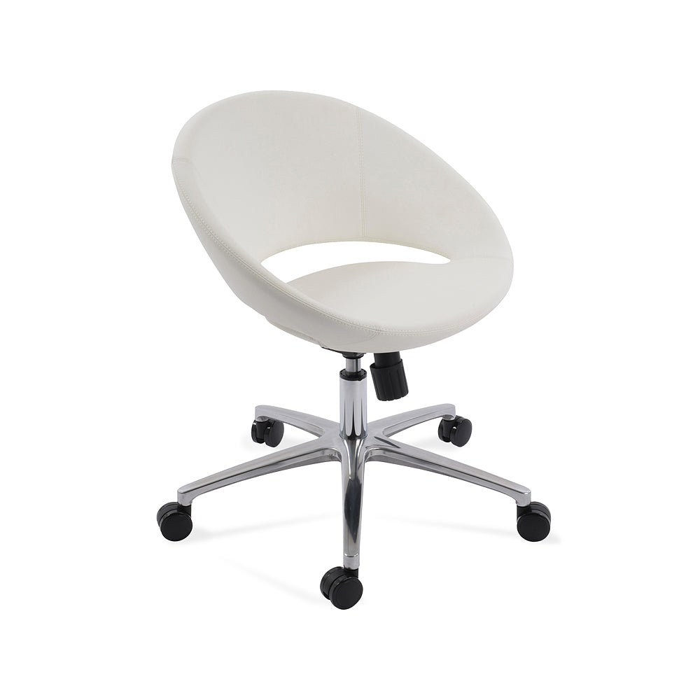 sohoConcept Crescent Office Chair Leather
