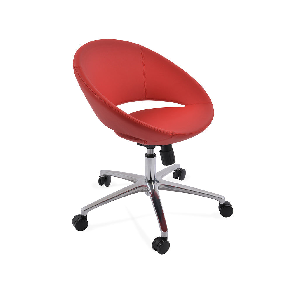 sohoConcept Crescent Office Chair Leather