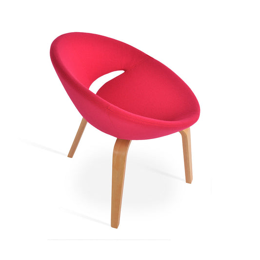 sohoConcept Crescent Plywood Dining Chair Fabric