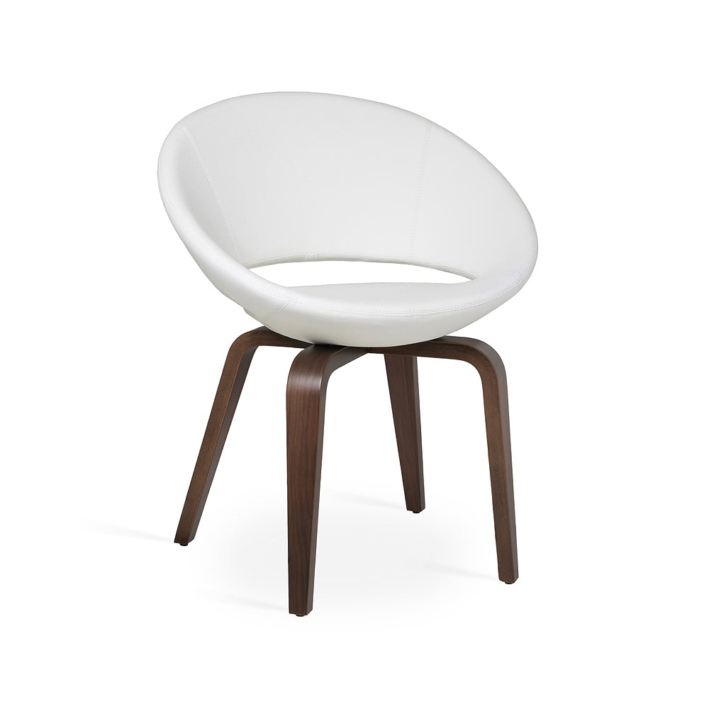 sohoConcept Crescent Plywood Dining Chair Leather