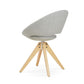 sohoConcept Crescent Pyramid Swivel Chair Leather