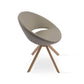 sohoConcept Crescent Sword Dining Chair Leather