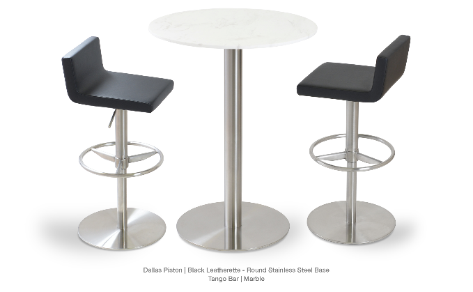 sohoConcept Dallas Piston Stool Square