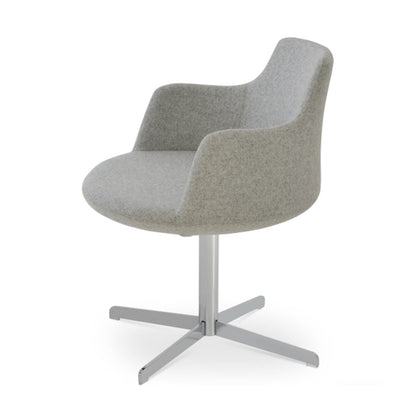 sohoConcept Dervish 4-Star Swivel Chair Fabric