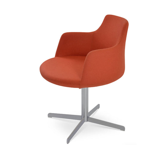 sohoConcept Dervish 4-Star Swivel Chair Fabric