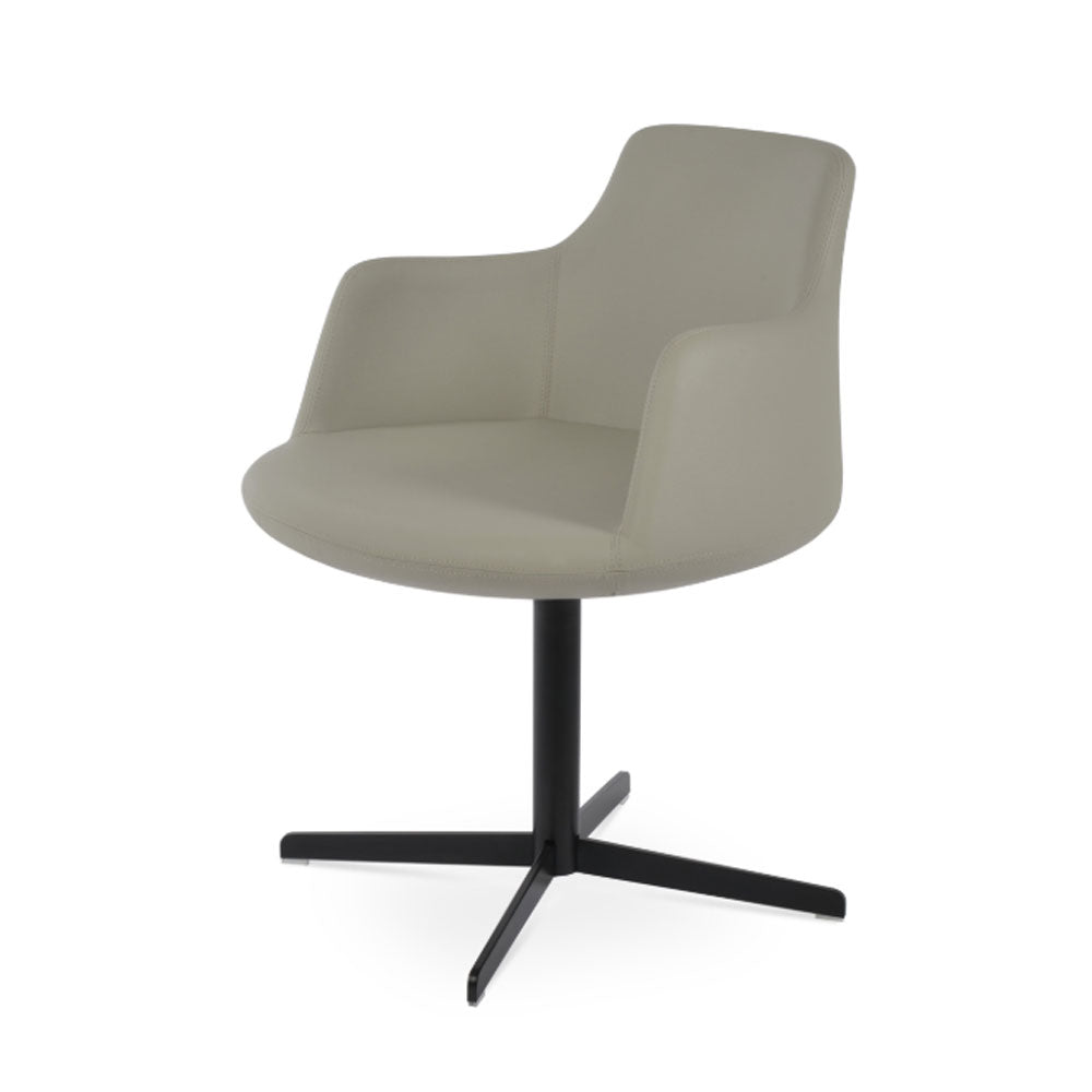 sohoConcept Dervish 4-Star Swivel Chair Leather