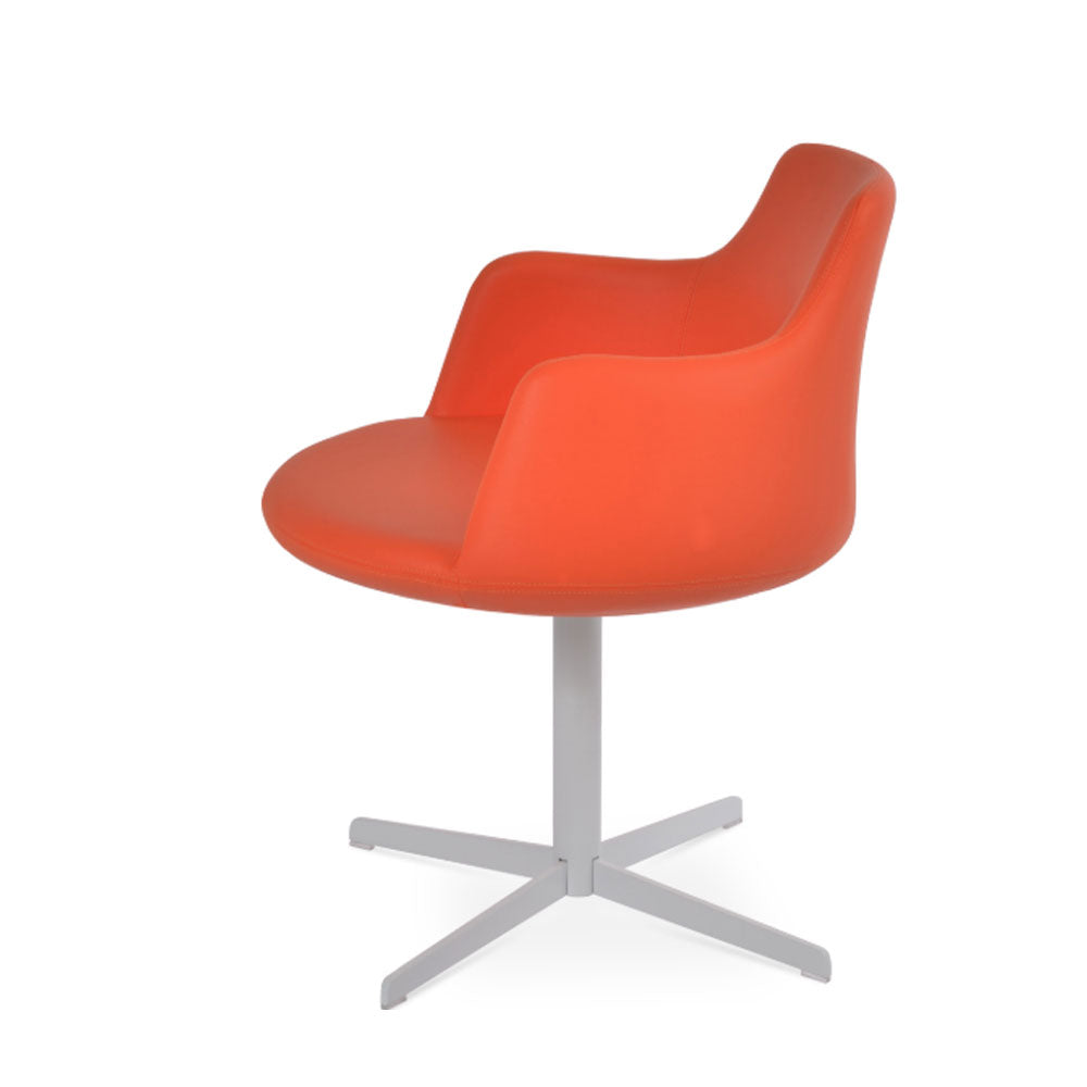 sohoConcept Dervish 4-Star Swivel Chair Leather