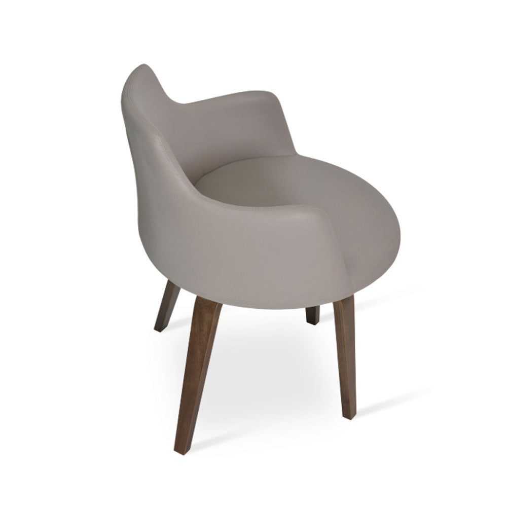 sohoConcept Dervish Plywood Dining Chair Leather