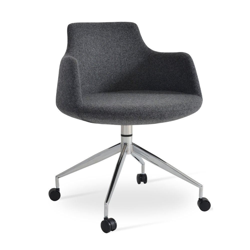 sohoConcept Dervish Spider Swivel Chair Fabric