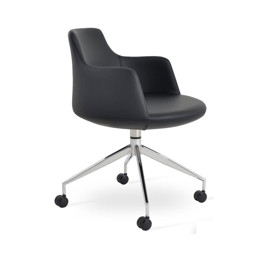 sohoConcept Dervish Spider Swivel Chair Leather