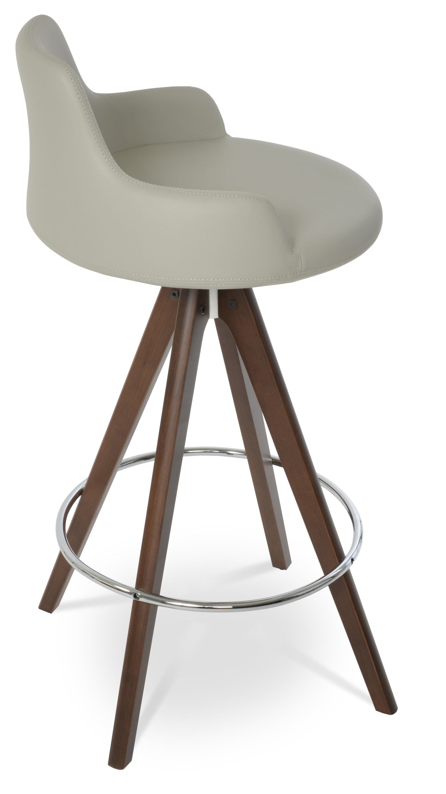 sohoConcept Dervish Pyramid Swivel Stools Fabric