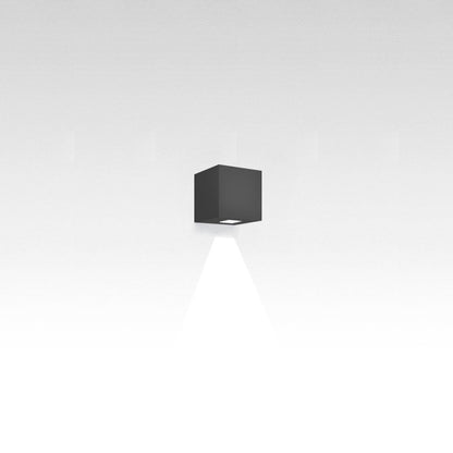 Artemide Effetto 14 Square 1 Large LED Grey White Wall Light T42021Lw08