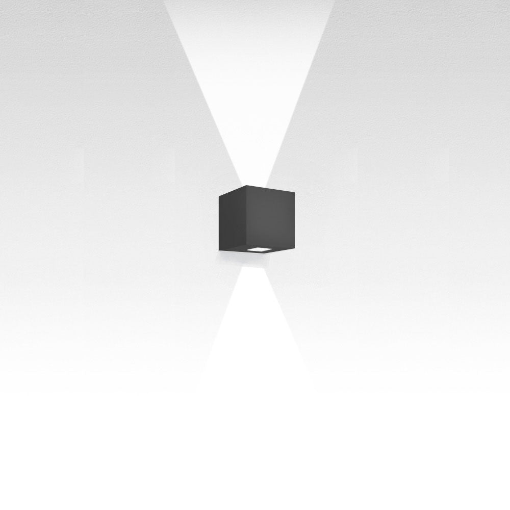 Artemide Effetto 14 Square 2 Large LED Cube Wall Light T42012Lw08