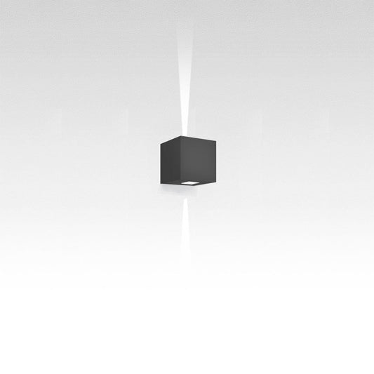 Artemide Effetto 14 Square 2 Narrow Beam Cube White Wall Light T42012Nw08