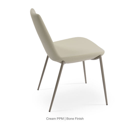 sohoConcept Eiffel Classy Chair Leather in Bone