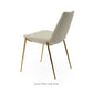 sohoConcept Eiffel Classy Chair Leather in Gold