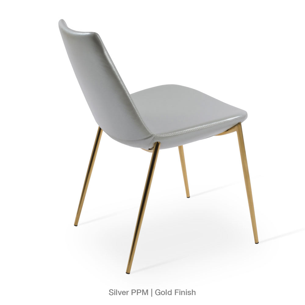 sohoConcept Eiffel Classy Chair Leather in Grey