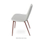sohoConcept Eiffel Classy Chair Leather in Red