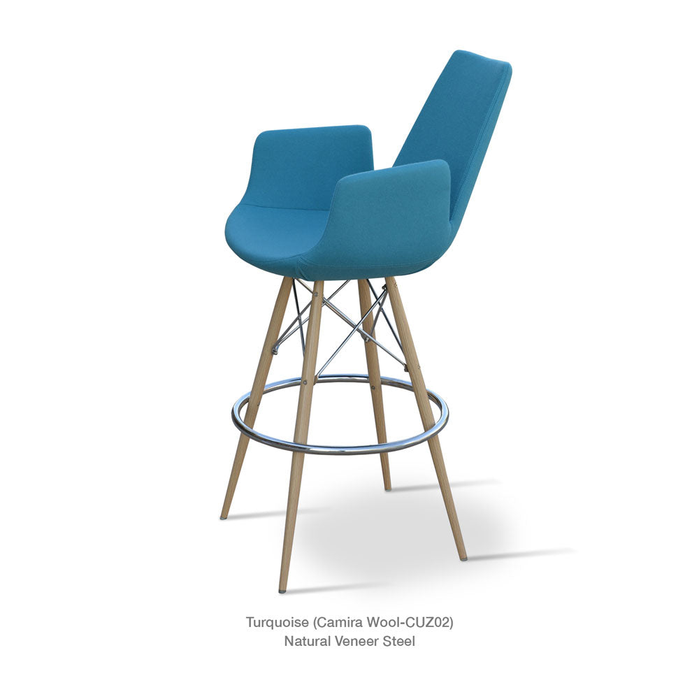 sohoConcept Eiffel MW Arm Stool Fabric