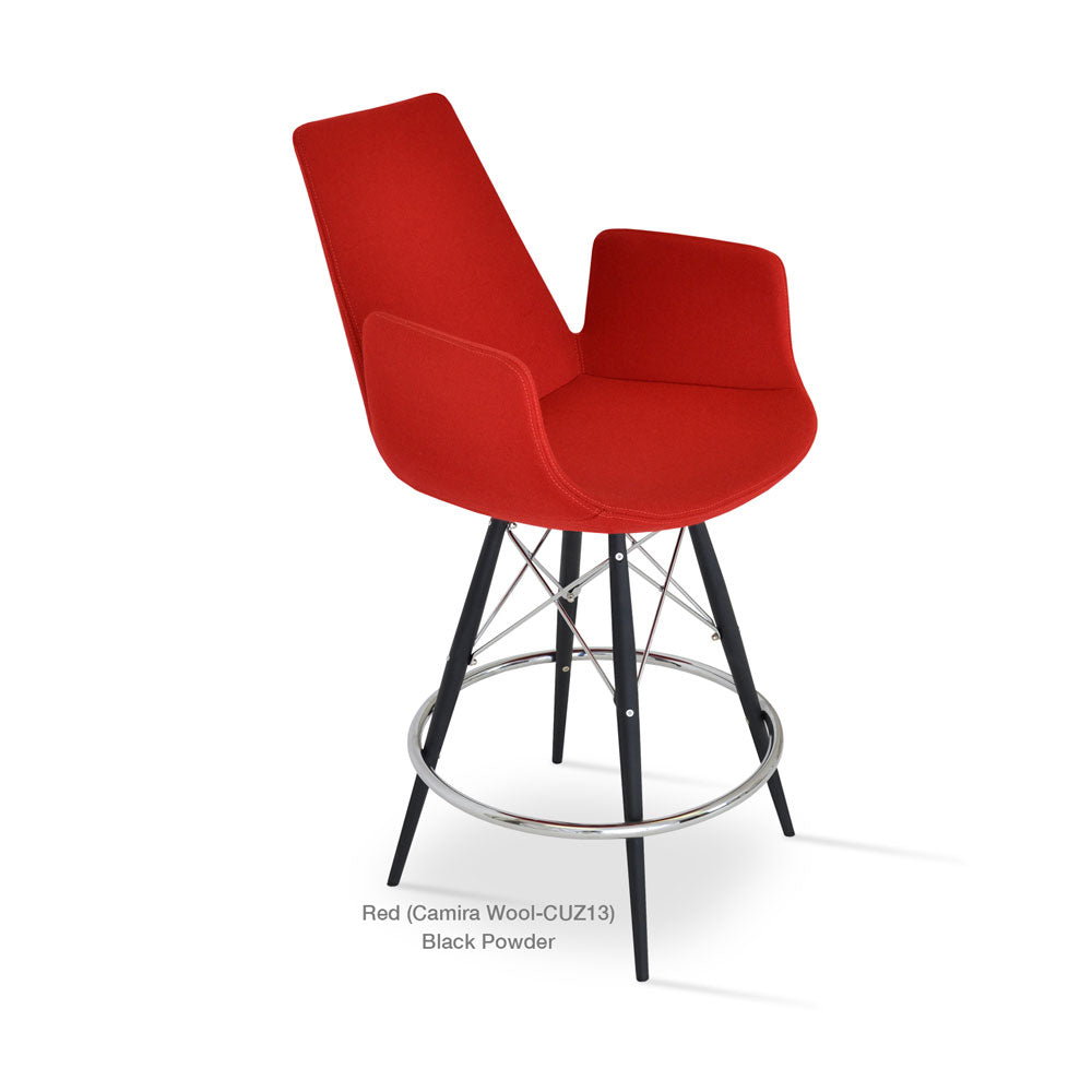 sohoConcept Eiffel MW Arm Stool Fabric