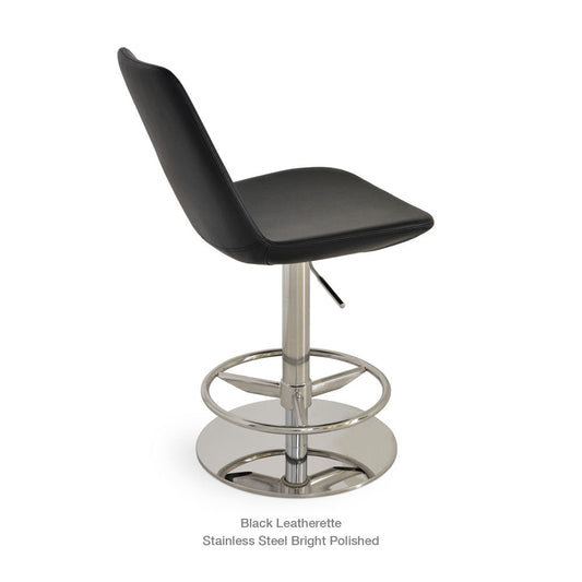 sohoConcept Eiffel Piston Stool Leather