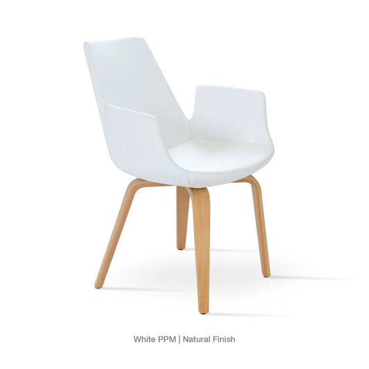 sohoConcept Eiffel Plywood Arm Chair Leather