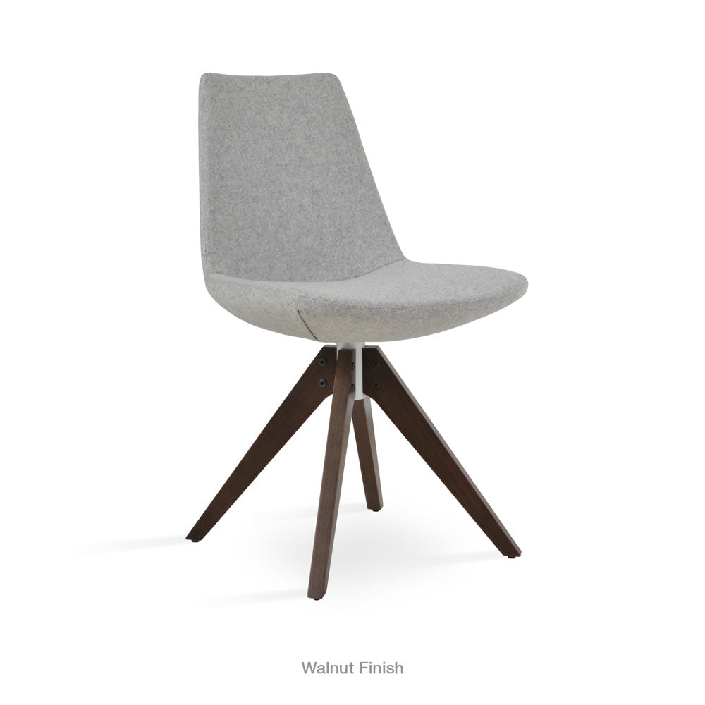 sohoConcept Eiffel Pyramid Swivel Chair Fabric