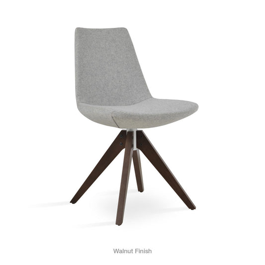 sohoConcept Eiffel Pyramid Swivel Chair Leather