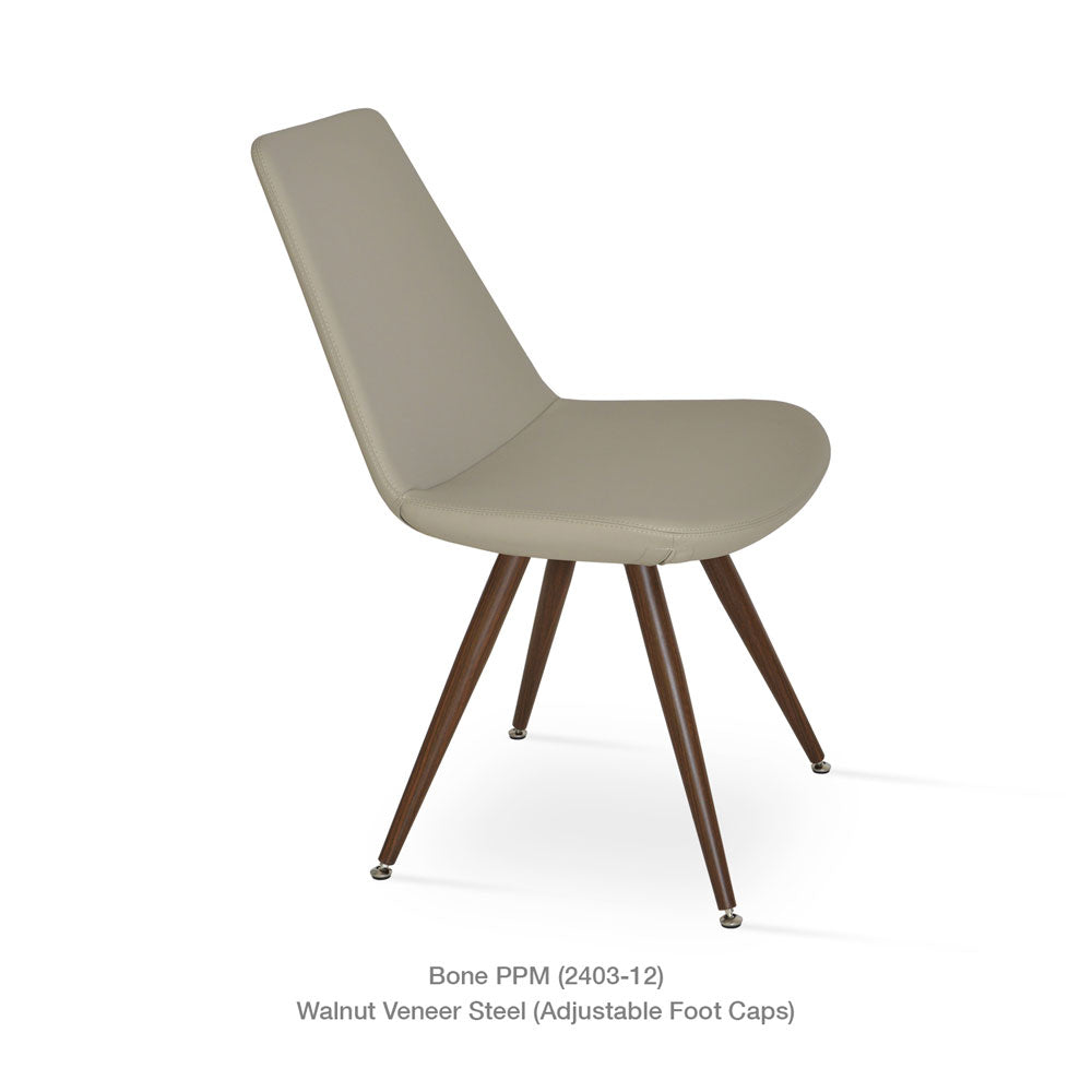 sohoConcept Eiffel Star Chair Leather in Walnut