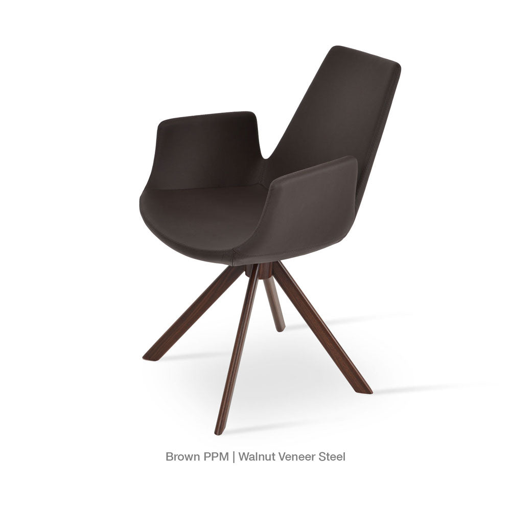 sohoConcept Eiffel Sword Armchair Leather