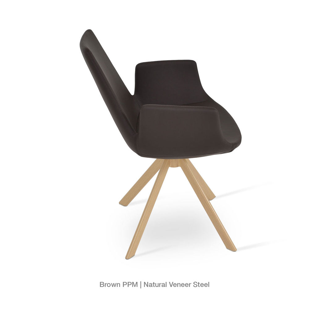 sohoConcept Eiffel Sword Armchair Leather