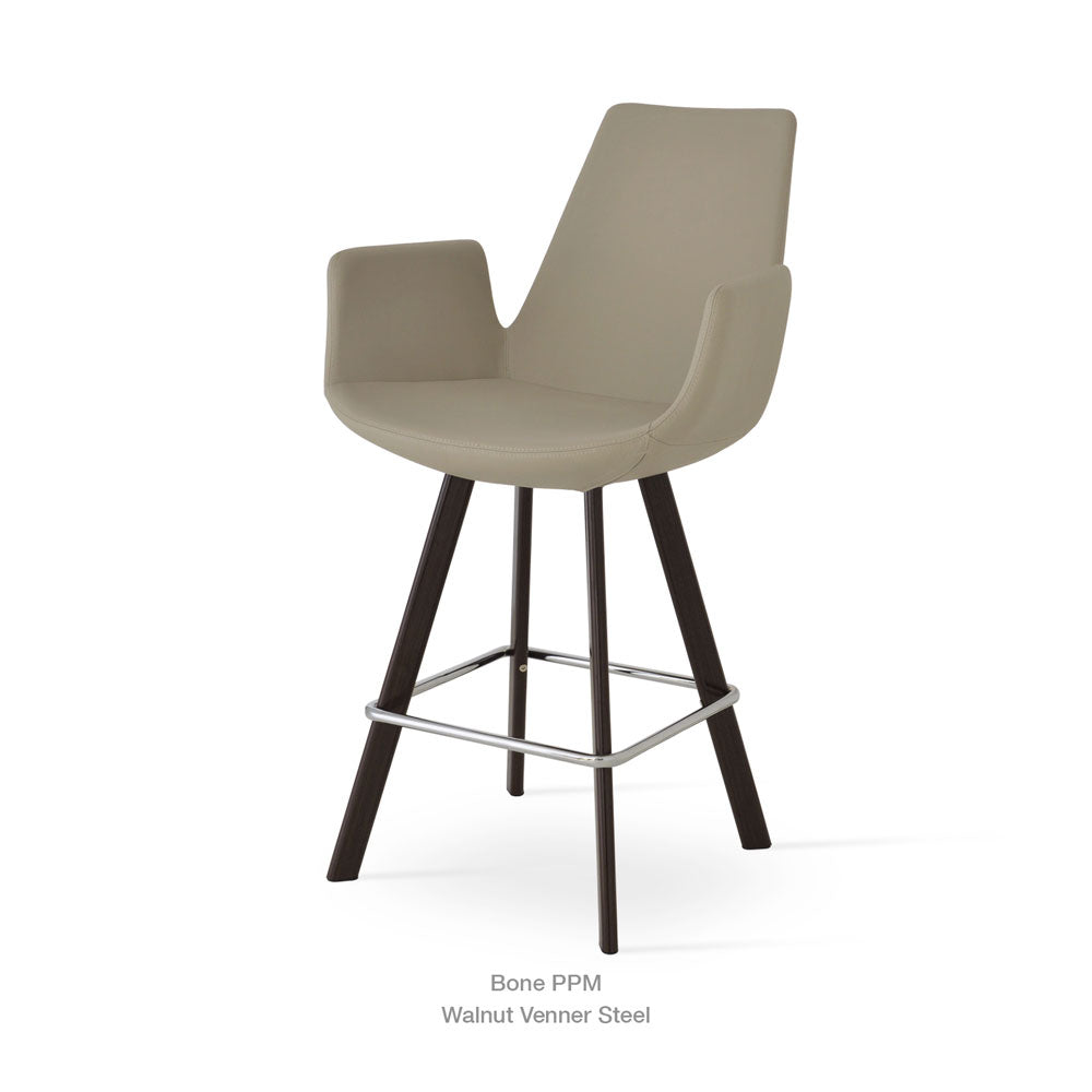 sohoConcept Eiffel Sword Arm Stool Leather