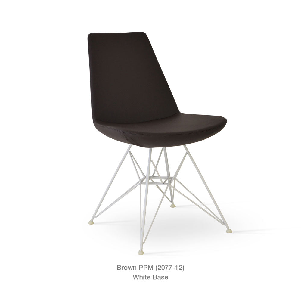 sohoConcept Eiffel Tower Chair Leather in Black