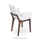 sohoConcept Eiffel Wood Armchair Leather in Natural Ash