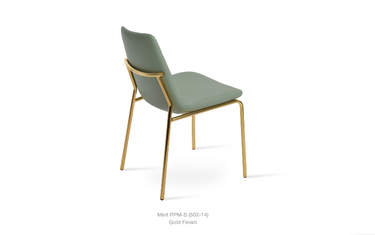 sohoConcept Eiffel Harris Dining Chair Leather in Copper