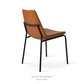 sohoConcept Eiffel Harris Dining Chair Leather in Copper