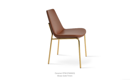 sohoConcept Eiffel Harris Dining Chair Leather in Copper