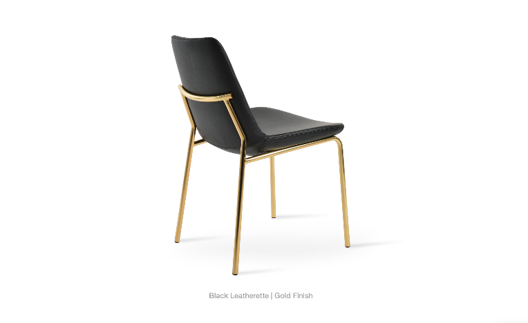 sohoConcept Eiffel Harris Dining Chair Leather in Copper