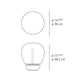 Artemide Empatia Glass Table Lamp Item Code 1821018A